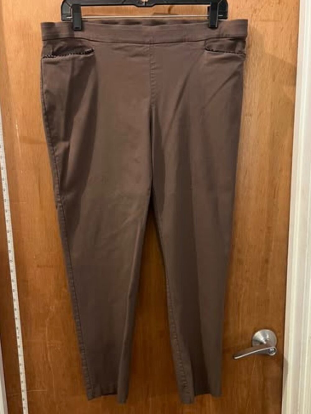 Size PXL - 89th and Madison - Petite Brown Stretchy Pants - W36"xL26"